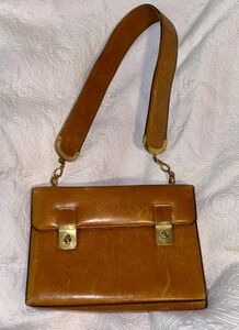 Loewe Vintage Cognac Leather Shoulder Bag for The Loewe Bag Collector 💛